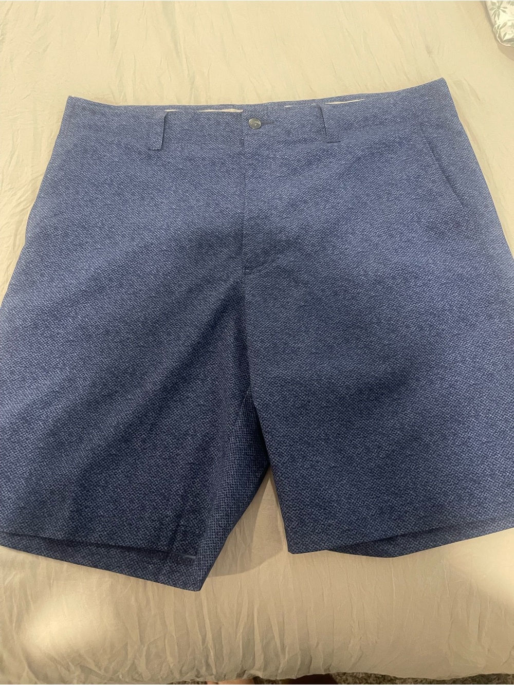 Callaway Men's Navy Textured Flat-Front Shorts